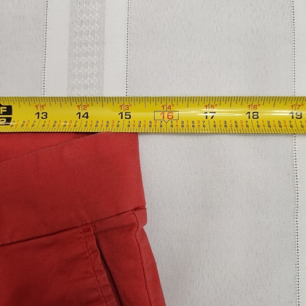 3/$25 Kut from the Kloth size 8 red Capri length red pants - Picture 8 of 13